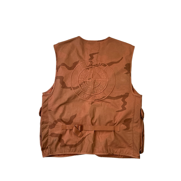 Supreme stone island vest sales