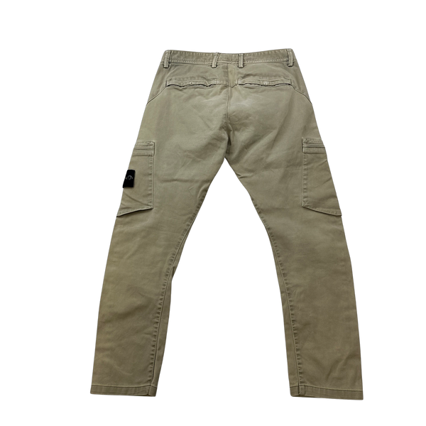 Stone Island Beige 2016 SK Cargo Trousers - 30"