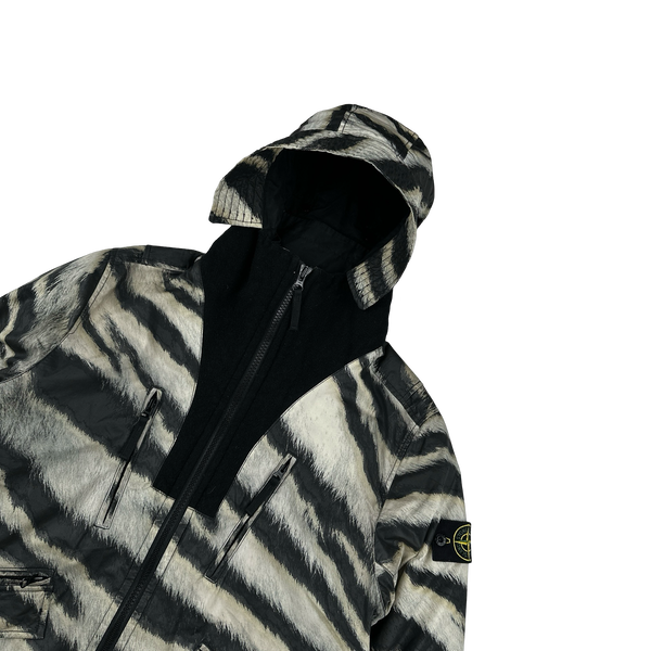 Stone Island 2018 White Tiger Camo 50 Fili Primaloft Jacket  - Medium