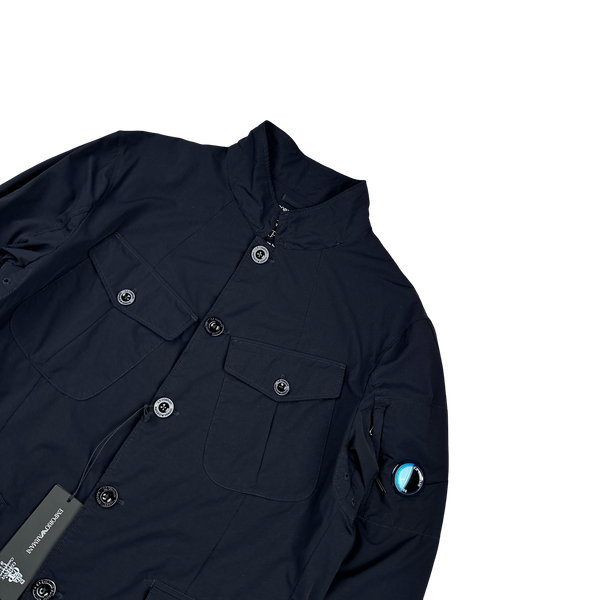 CP Company x Armani Lens Viewer DyShell Buttoned Stretch Jacket - XL