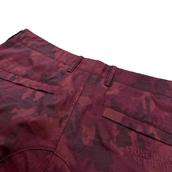 Stone Island x Supreme 2022 Ice Camo Cargo Trousers - 36"