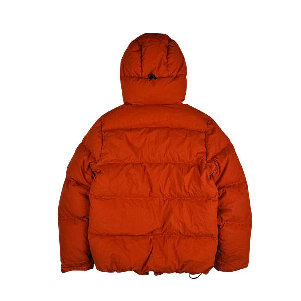 CP Company Orange 50 Fili Down Filled Puffer Jacket - Large