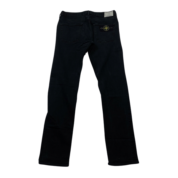 Black stone island jeans hotsell