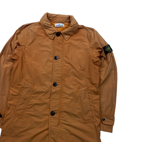 Stone Island 2016 Peach Micro Reps Trench Jacket - Medium