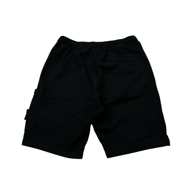 Stone Island 2022 Black Cotton Shorts - Large