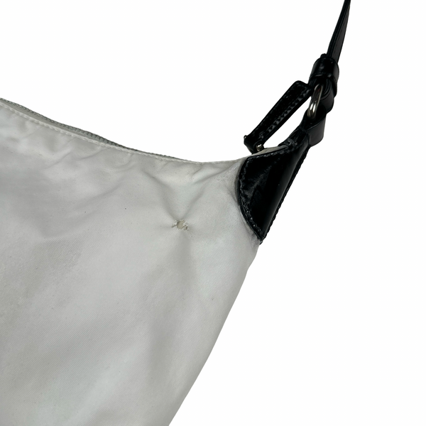 Prada White Nylon Womens Small Handbag