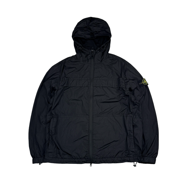 Stone Island 2024 Black Crinkle Reps R-NY Jacket - XL