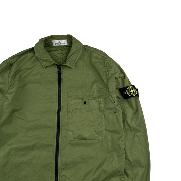Stone Island 2022 Supima Cotton Spellout Overshirt - Medium