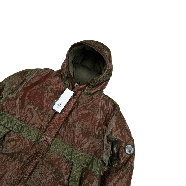 CP Company Burgundy Kan D Down Filled Jacket - XL