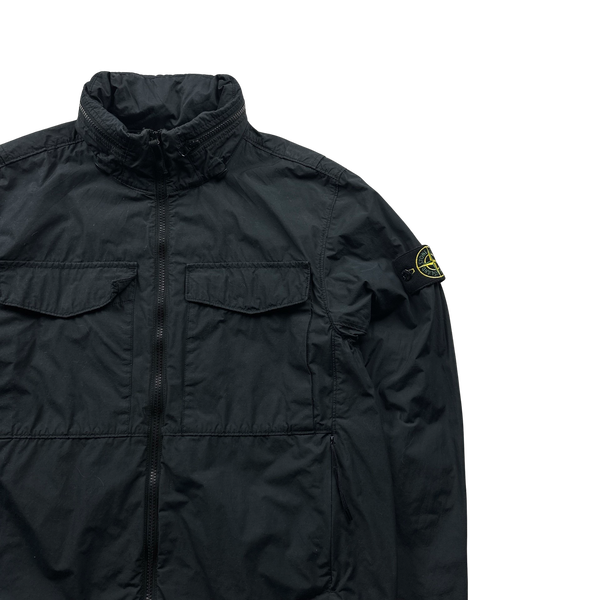 Stone Island Black Naslan Light Watro Jacket - Medium