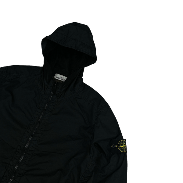 Stone Island 2017 Black Membrana 3L TC Rain Jacket - Large