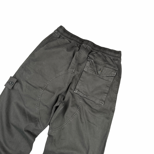 Stone Island 2020 Grey Ghost Cotton Cargo Trousers - Small