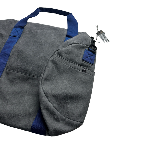 Stone Island x Porter Man Made Suede Compass Duffle Bag