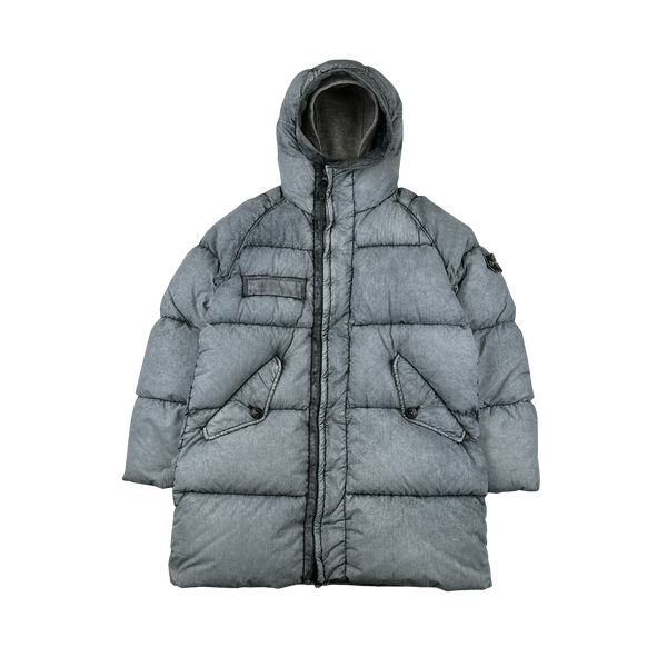 Stone Island 2017 Tela Nylon Down Dust Frost Puffer - Medium