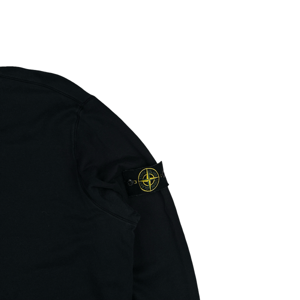 Stone Island 2017 Black Cotton Pullover Crewneck Jumper - XXL