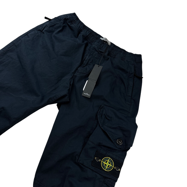 Stone Island 2023 RE T Navy Cargo Trousers - 30"