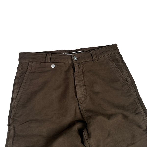 Stone Island Marina Moleskin Lo Fit Cotton Cargo Trousers - Medium