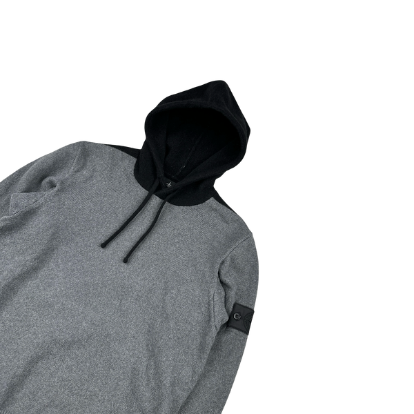 Stone Island 2019 Shadow Project Wool Blend Hoodie Knit Jumper - Small