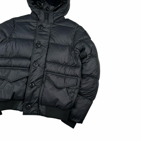Canada Goose Ventoux Black Down Hooded Jacket - Small