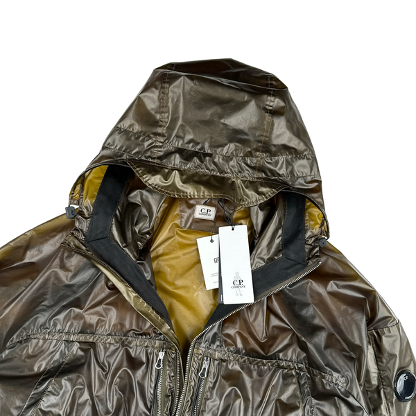 CP Company Dark Green Pium Nylon Hooded Jacket - XL