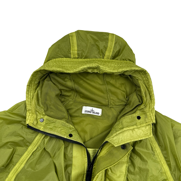 Stone Island  Hyperlight Yellow Lightweight Hooded Parka Jacket - XXL