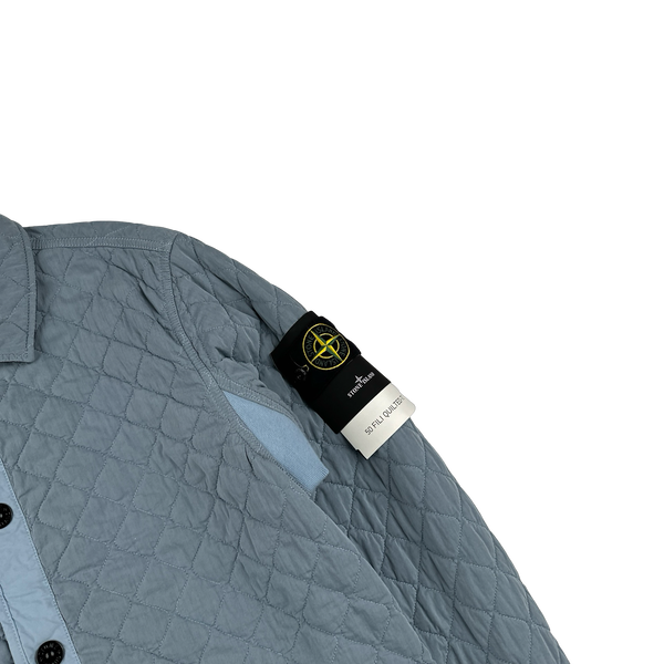 Stone Island 2023 Baby Blue 50 Fili Quilted TC Jacket Medium Mat's