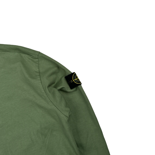Stone Island 2023 Sage Green Cotton Crewneck - XL