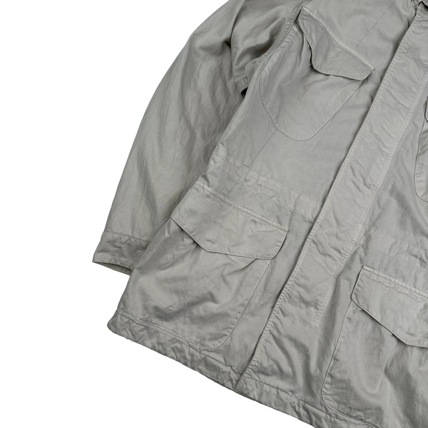 CP Company Vintage Off White  Buckle Multi Pocket Jacket - Large