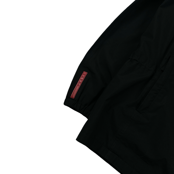 Prada Black Gore-Tex Red Tab Parka Jacket - Large