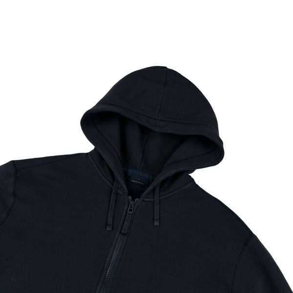 Stone Island 2023 Navy Ghost Piece Wool Blend Hooded Heavyweight Jumper - 3XL