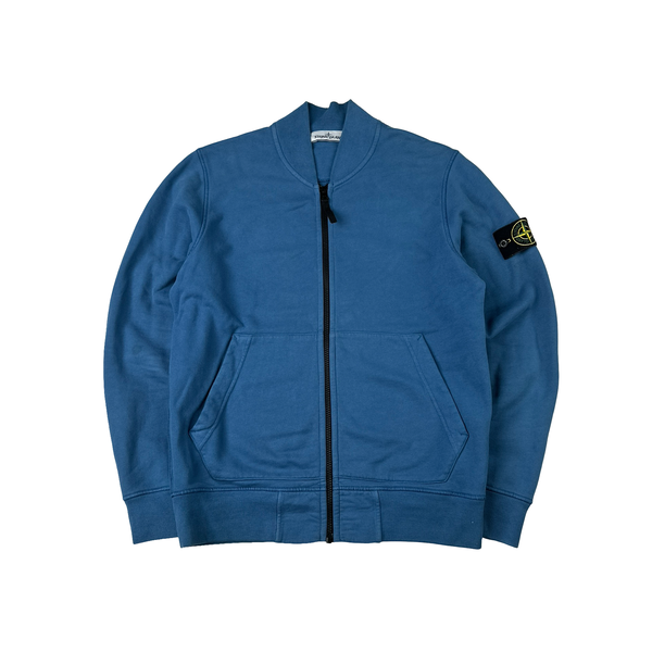 Stone Island 2020 Blue Cotton Crewneck Sweatshirt - Small
