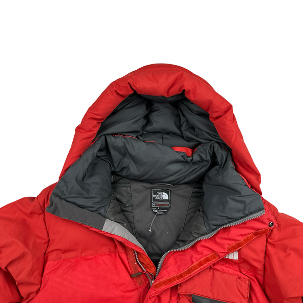 North Face Red Summit Series 700 Down Hooded Puffer Jacket - Medium