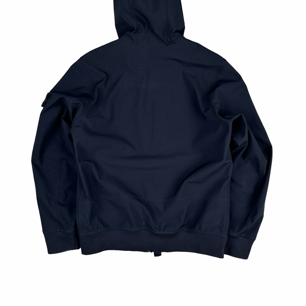 Stone Island 2018 Navy Soft Shell R Jacket - Medium