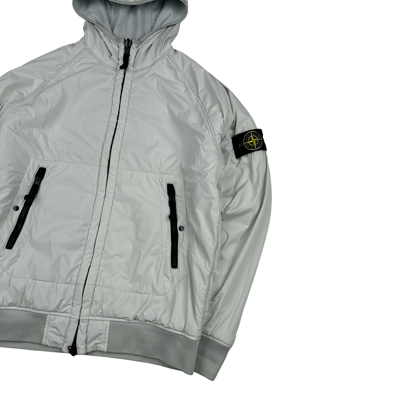 Stone Island 2022 Light Blue Comfort Tech Composite Reversible Polartec Jacket - Medium