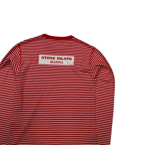 Stone Island 2019 Striped Marina Longsleeve Top - Small