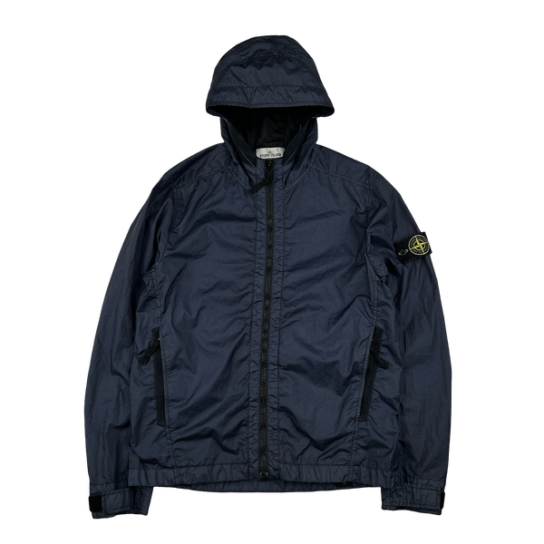 Stone Island 2017 Navy Membrana 3L TC Rain Jacket - Medium