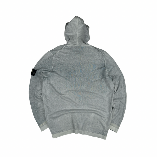 Stone Island Hand Sprayed Pullover Hoodie - Large