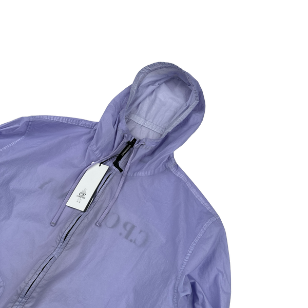 CP Company Lilac Lightweight Nylon Spellout Jacket - Small