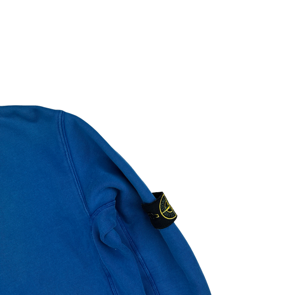 Stone Island 2011 Blue Thick Cotton Sweatshirt - Small