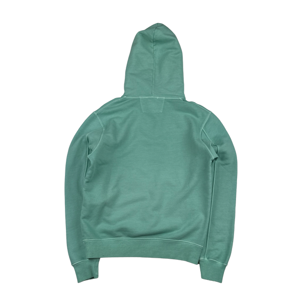 CP Company Teal Spellout Pullover Hoodie - XS