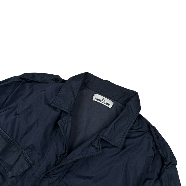 Stone Island 2016 Blue Garment Dyed Crinkle NY Jacket - XL