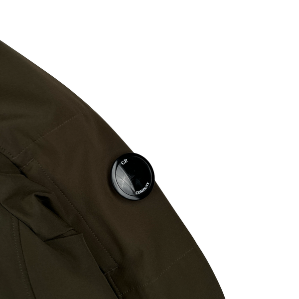 CP Company Khaki Soft Shell Bomber Jacket - XL