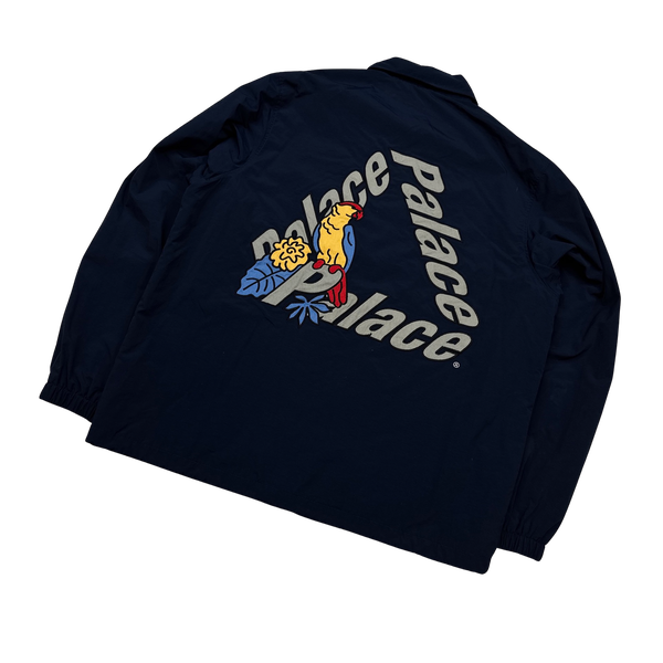 Palace SB Spellout Navy Parrot Coach Jacket - XL