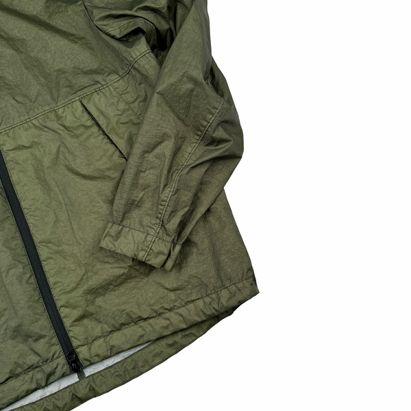 Stone Island Green Membrana 3L TC Hooded Jacket - Medium