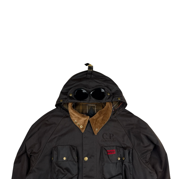 CP Company x Barbour Multi Pocket 500 Mille Waxed Jacket - Medium