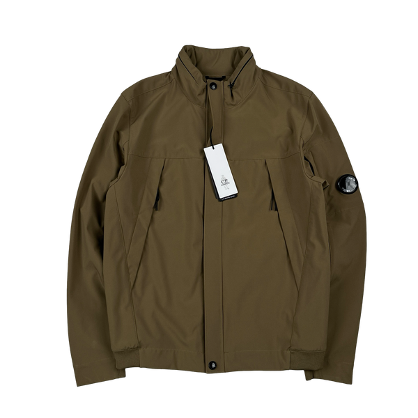 CP Company Camel Soft Shell R Bomber Jacket - Small