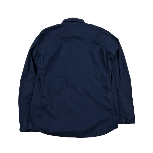 Stone Island 2013 Navy Shadow Project Buttoned Collared Cotton Shirt- Large