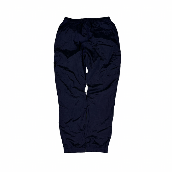 Stone Island 2022 Blue Econyl Nylon Metal Trousers - XXL