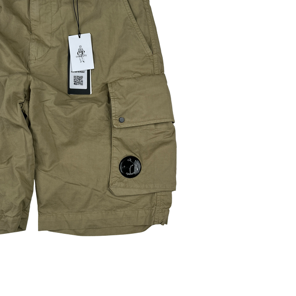 CP Company Camel Lens Viewer Cargo Shorts - Medium
