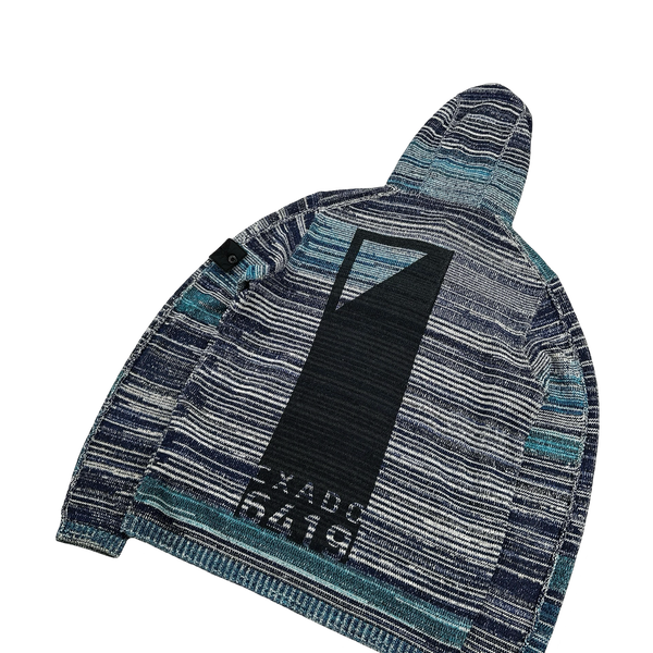Stone Island Glitch Graphic Shadow Project Hoodie - Medium
